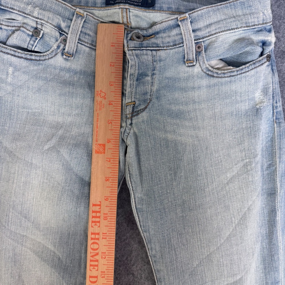 Lucky Brand Lil Maggie Jeans Women 2/26 Light Wash Excellent Low Rise Flare Leg - Picture 12 of 13